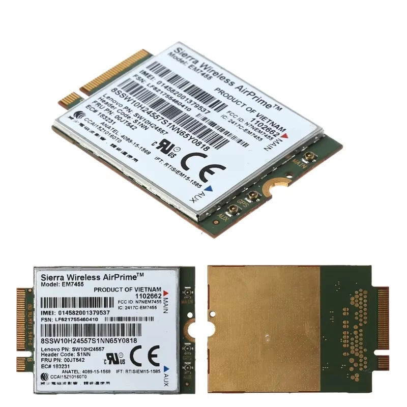 Sierra Wireless EM7455 FRU 00JT542 LTE Cat6 M.2 módulo 4G tarjeta WWAN para Thinkpad X260 T460 T460p T460s L460 L560 Yoga 260 - imagen 2
