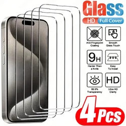 Protector Pantalla Cristal Templado HD iPhone 11 al 17 Pro Max Plus