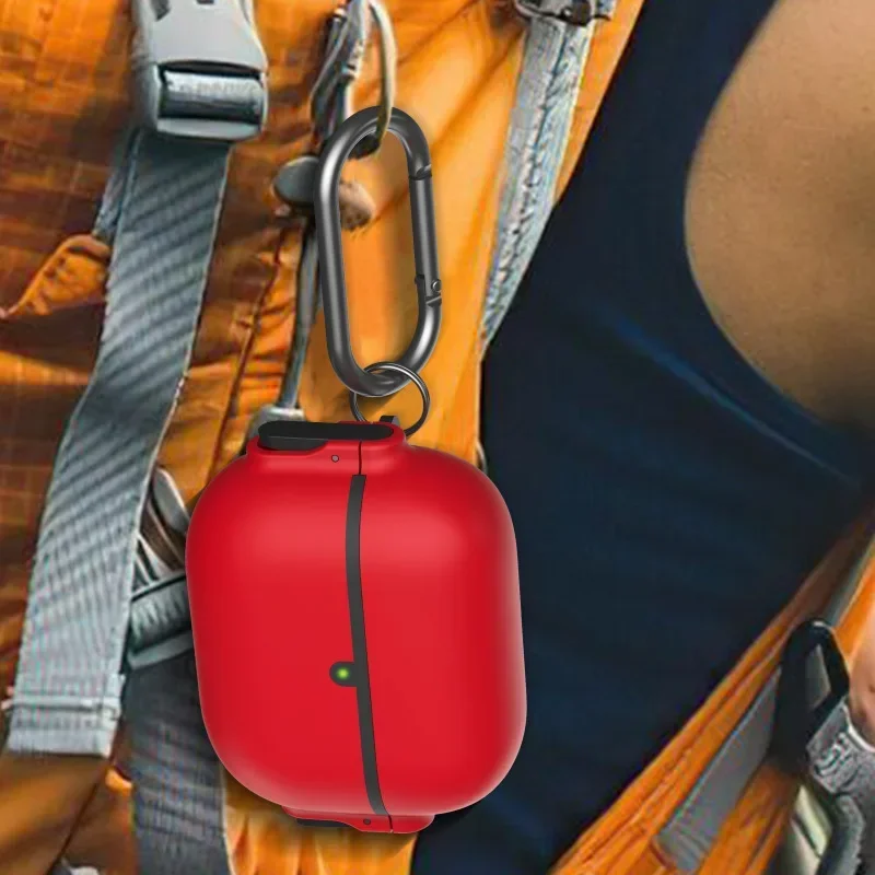 Funda protectora de silicona para Airpods 3 Pro, auriculares Bluetooth de segunda generación, funda a prueba de golpes con gancho para AirPods 4 - imagen 4