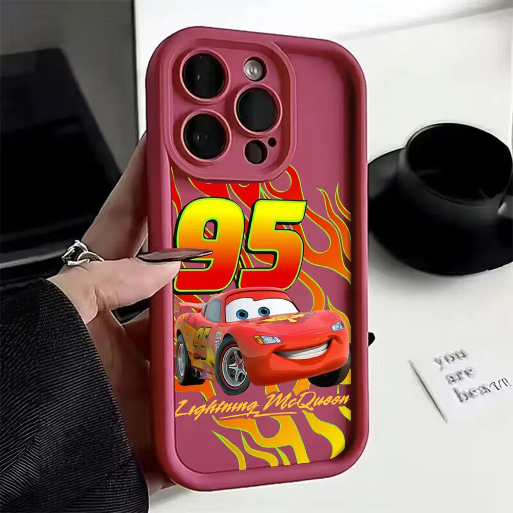 Funda de teléfono Cars Lightning McQueen 95 para Xiaomi Mi 14T 14 11 Lite 12T POCO M6 F4 F5 X3 X4 X5 GT 5G, funda trasera suave de TPU - imagen 5