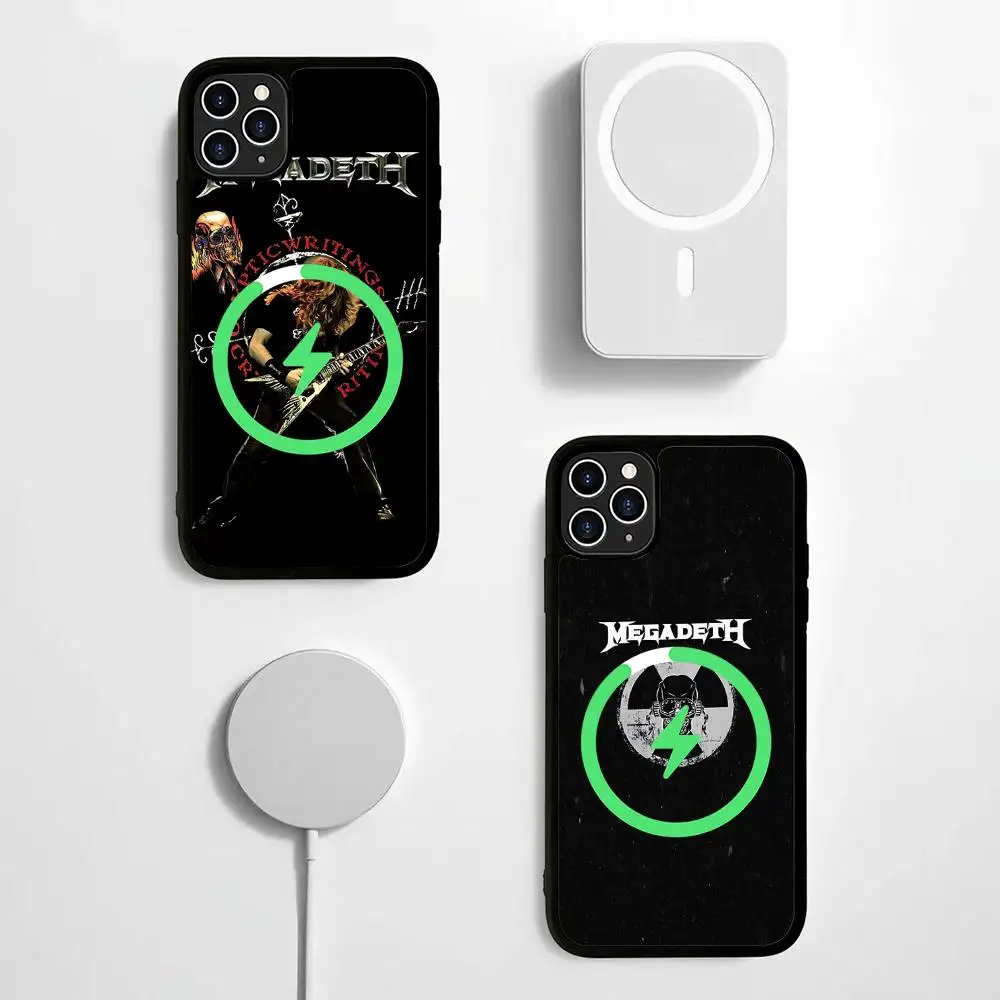 Funda de teléfono Band M-Megadeths, funda magnética para IPhone 16, 14, 13, 12, 11, 15 Pro Max Plus, funda de carga inalámbrica Magsafe - imagen 2