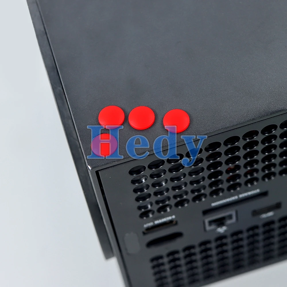 100 juegos para XBOX Series XSS pies de goma cubierta de pie a prueba de golpes para consolas XBOXSeries S X pieza de reparación de repuesto - imagen 5