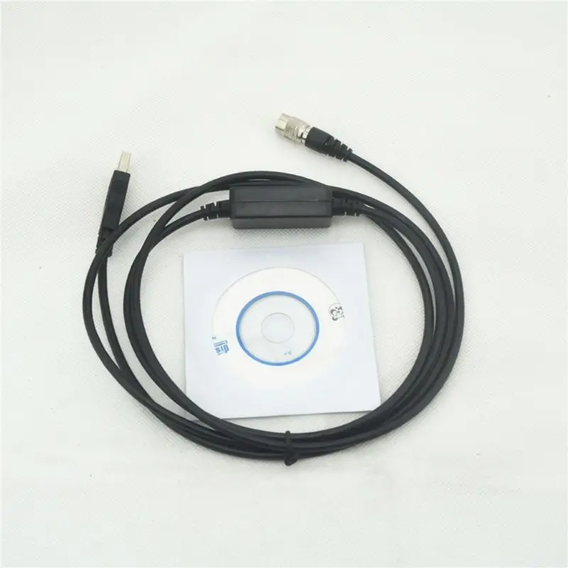 Cable de descarga de datos Conector USB a Hirose Conector de 6 pines para Windows 7/8/10 / XP para Topcon Sokkia Gowin South - imagen 2