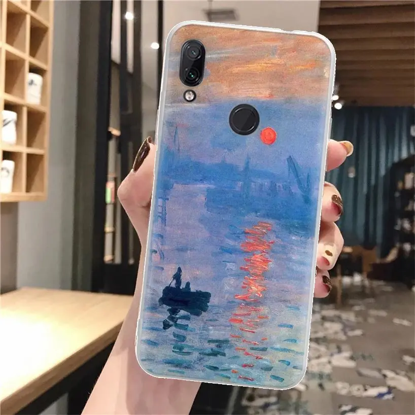 Funda de teléfono de silicona Claude Monet Garden Lotus Bridge para Xiaomi Redmi Note 10 9S 9 8T 8 Pro 7 5 9T Mi 12T 11T 10T 12 11 Lite 11i - imagen 3