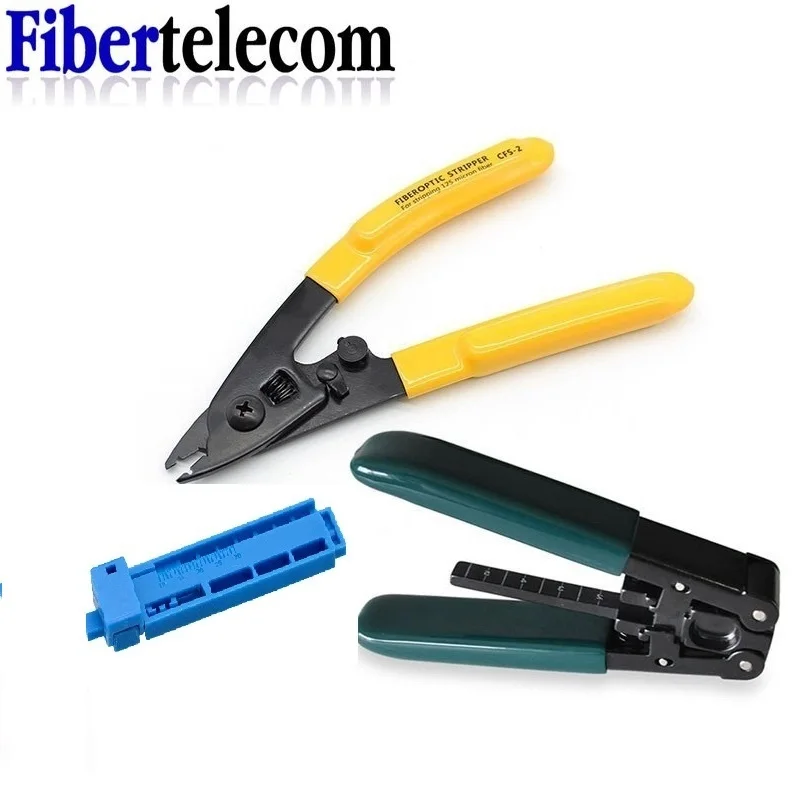 FTTH herramienta fría fibra Clauss dos funciones pelador de cables flexible conjunto combinado precio al por mayor