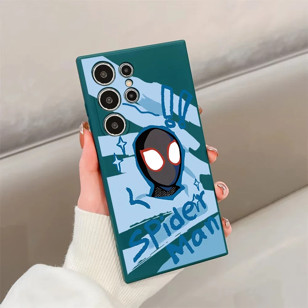 Funda de teléfono Marvel Spider man para Samsung Galaxy S25 Ultra S24 Ultra S23 FE S22 S20Plus A15 A35 A50 A51 A54 A55 A71 A72 A73 - imagen 5