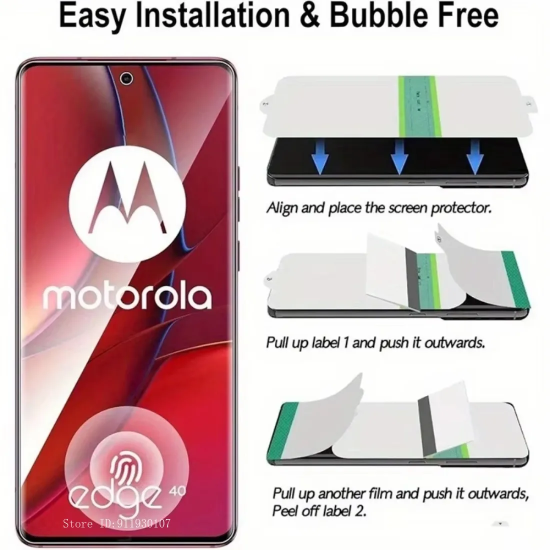 Película de hidrogel de 5 uds para Motorola Edge 50 Pro Fusion 40 30 Neo Pro Protector de pantalla para Motorola Edge 60 Fusion Film - imagen 2