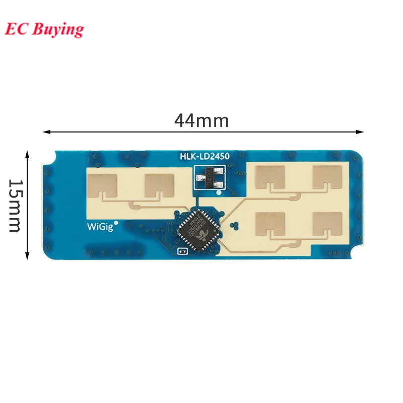 20 piezas/1 unidad LD2450 24G MM onda cuerpo humano seguimiento de movimiento trayectoria Sensor de Radar módulo HLK-LD2450 distancia de detección 8M hogar inteligente - imagen 3