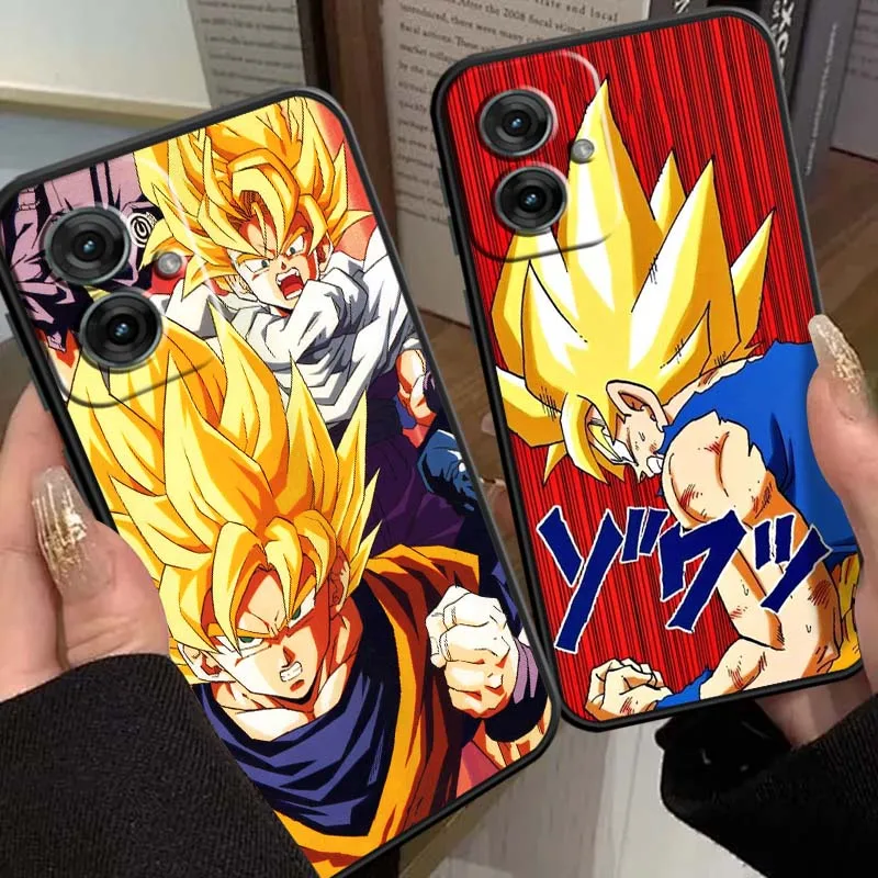 D-Dragons B-Balls funda de teléfono artística de dibujos animados para Motorola G85 Edge 50 G24 G35 G14 G04 40 G72 G34 G31 G Stylus G54 G13 G32 5G negro - imagen 4