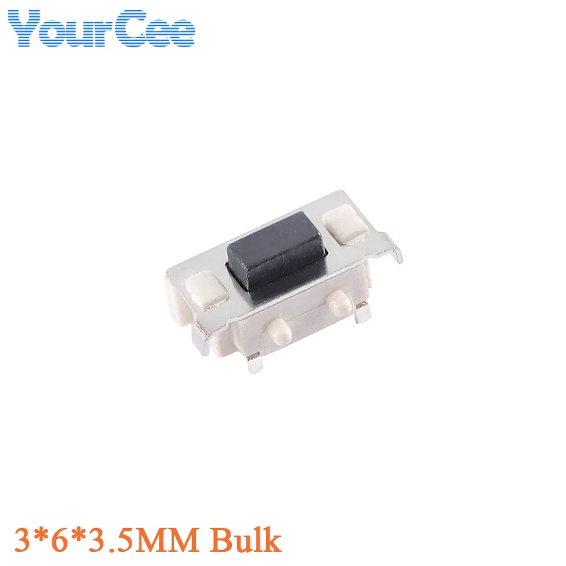 50 uds/5 uds 3X6X3,5 MM Micro táctil interruptor de botón lateral SMD SMT Interruptor táctil para luz 3*6*3,5 MM Micro interruptor carrete/a granel - imagen 2