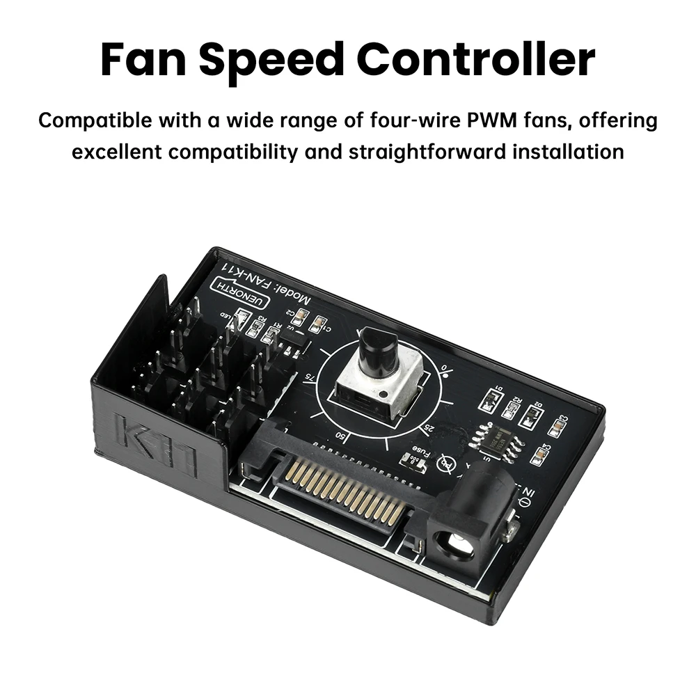 Controlador de velocidad del ventilador del ordenador, concentrador de alta potencia, controlador de potencia Sata DC, Control de velocidad del ventilador del servidor, regulación de velocidad PWM - imagen 5