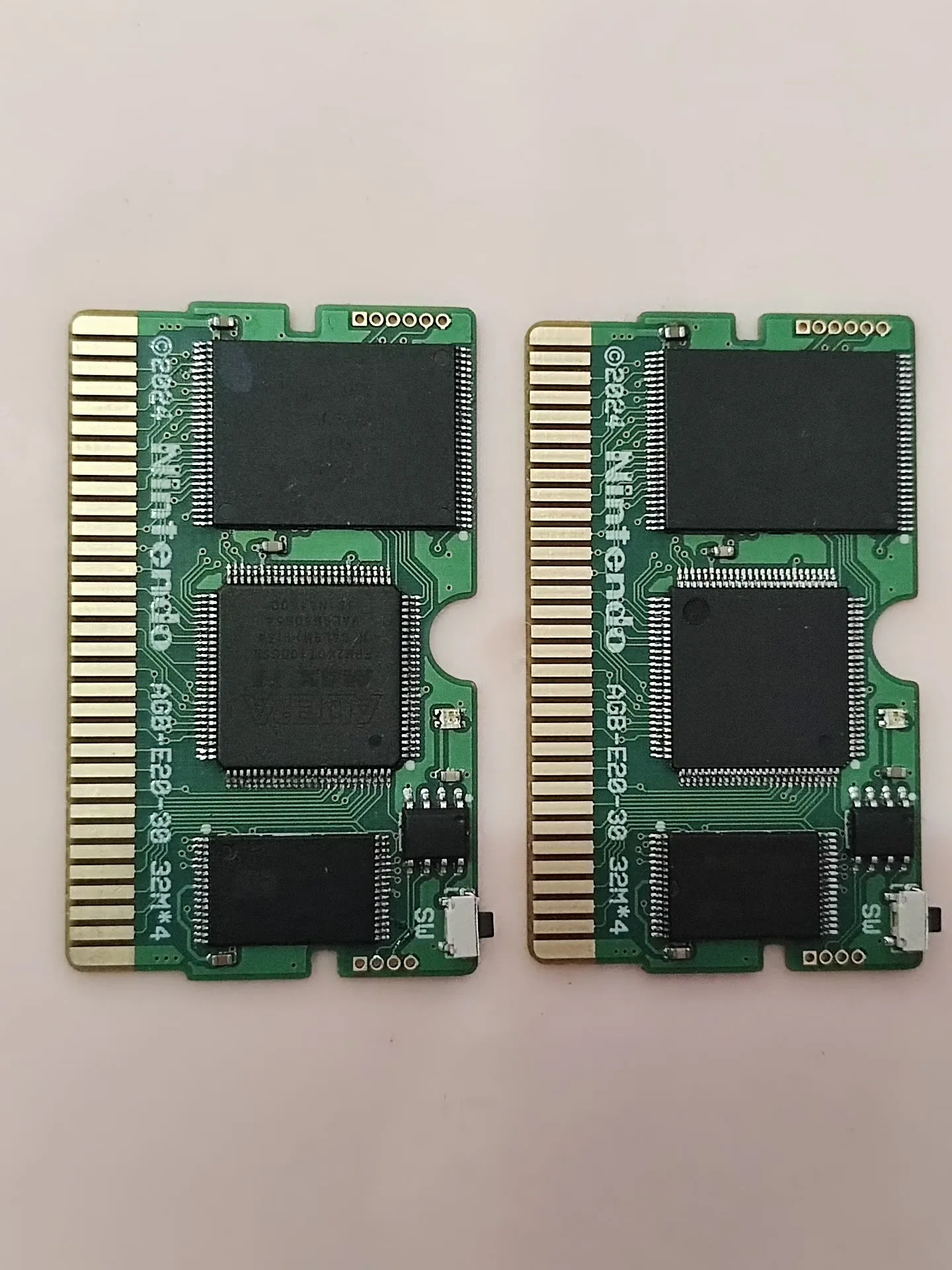 Tarjeta de juego multiflash rom ChisFlash's GBA 4 en 1 Juegos de interruptor con botones