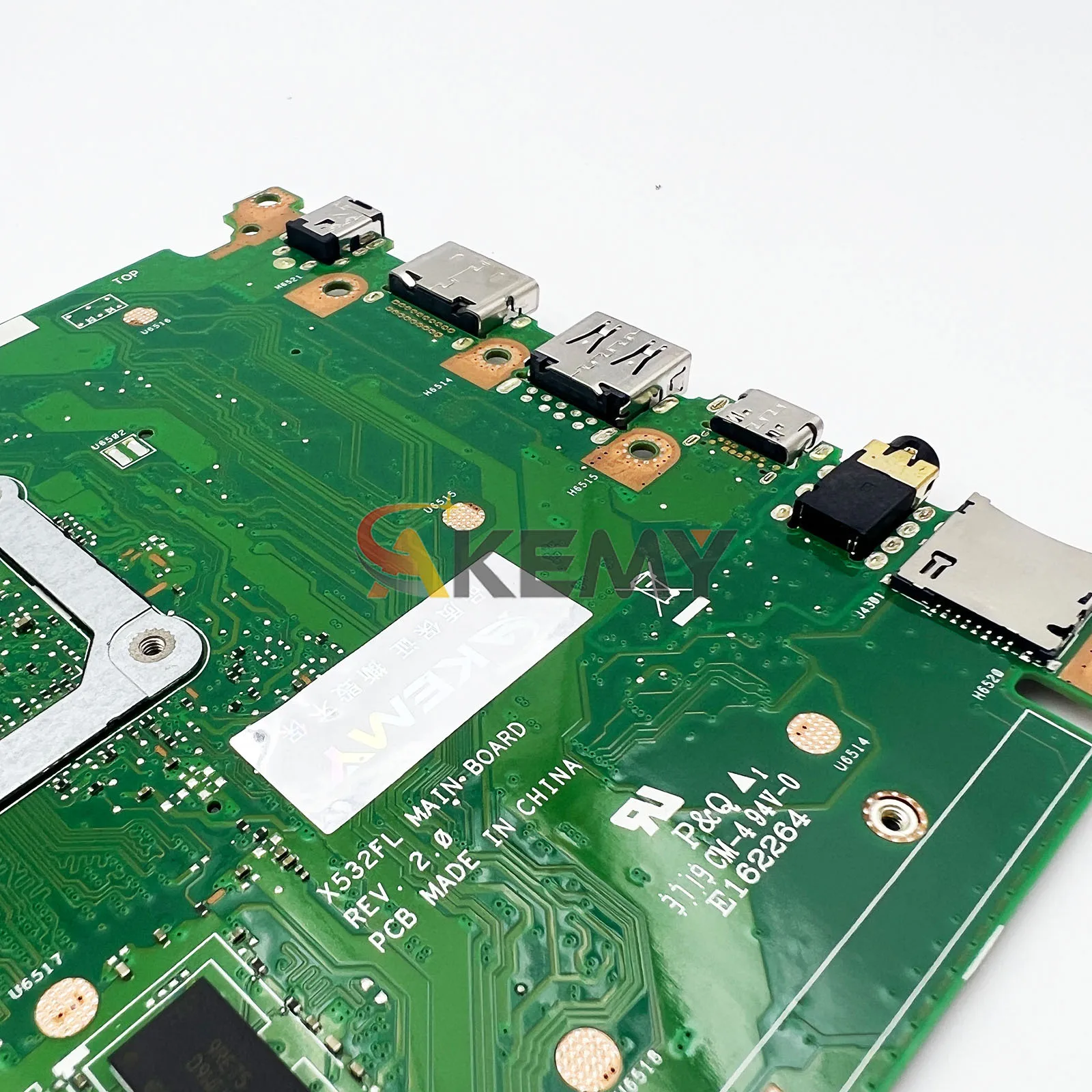 Placa base para ordenador portátil X532FA para ASUS X532FL X532F X532FL S532F X532FAC K532F S531F V531F V532F K531F S5500F placa base I3 I5 I7 CPU - imagen 5