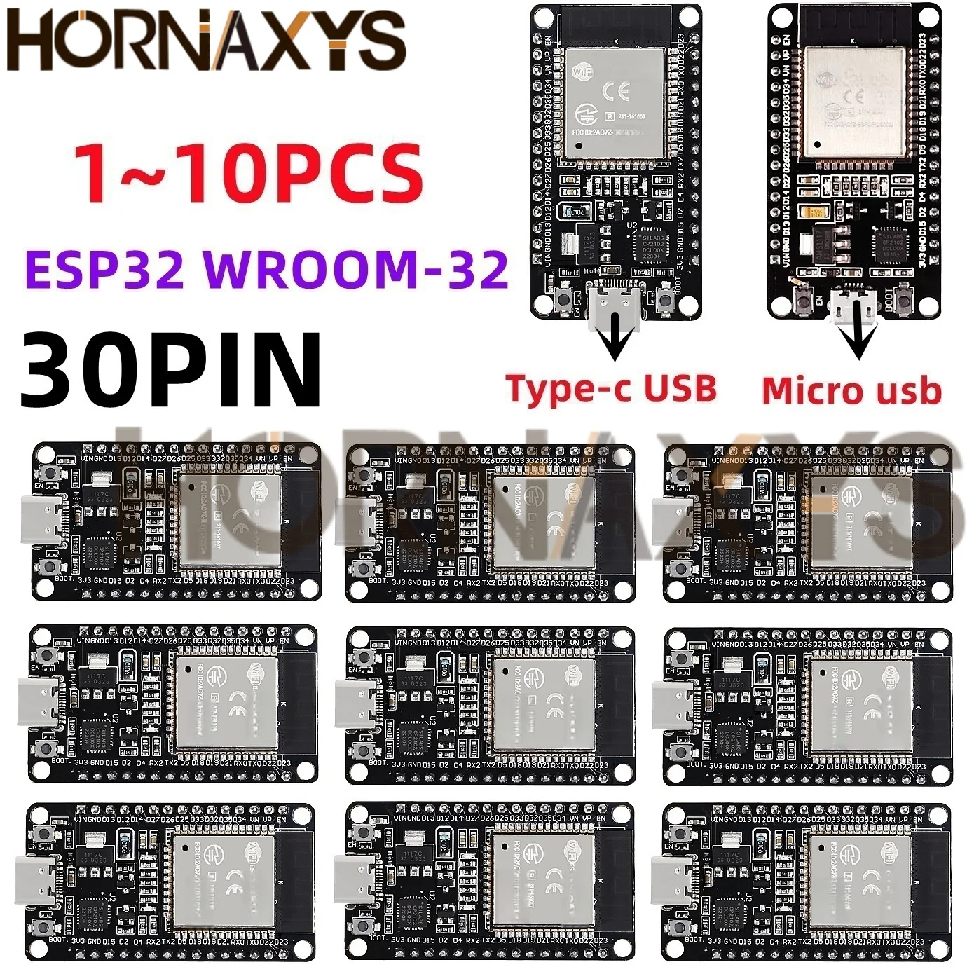 1-10 uds/ESP32 ESP32 Placa de desarrollo WiFi + Bluetooth consumo de energía ultrabajo ESP-32 de doble núcleo ESP-32S ESP 32 Similar ESP8266