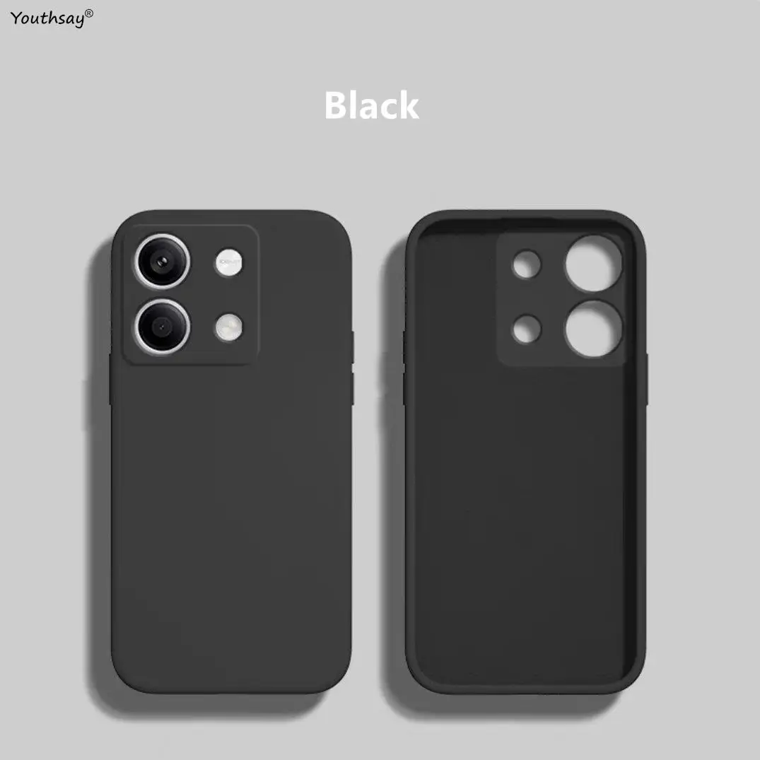 Foe-funda M6 Pro para Xiaomi Poco M6 Pro, carcasa trasera de silicona líquida Original de TPU suave, de lujo, 4G - imagen 5