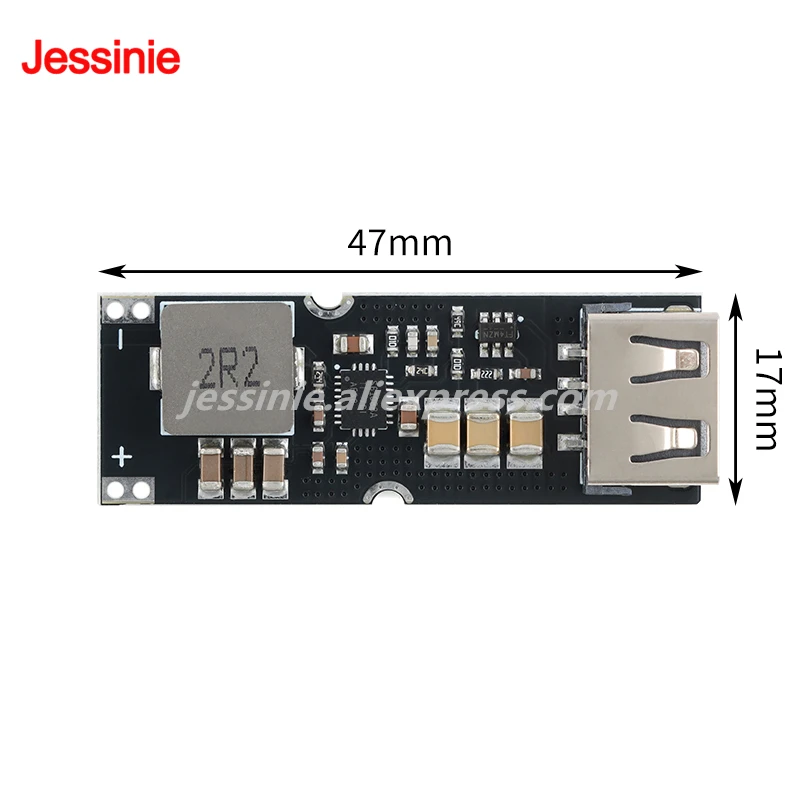 5 uds/1 unidad TPS61088 batería de litio Boost Placa de carga rápida módulo de alimentación 3,7 V a 5V/9V/12V teléfono móvil QC carga rápida - imagen 5