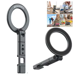 Soporte Magnético 360° Móvil – Zapata Fría Trípode iPhone Android