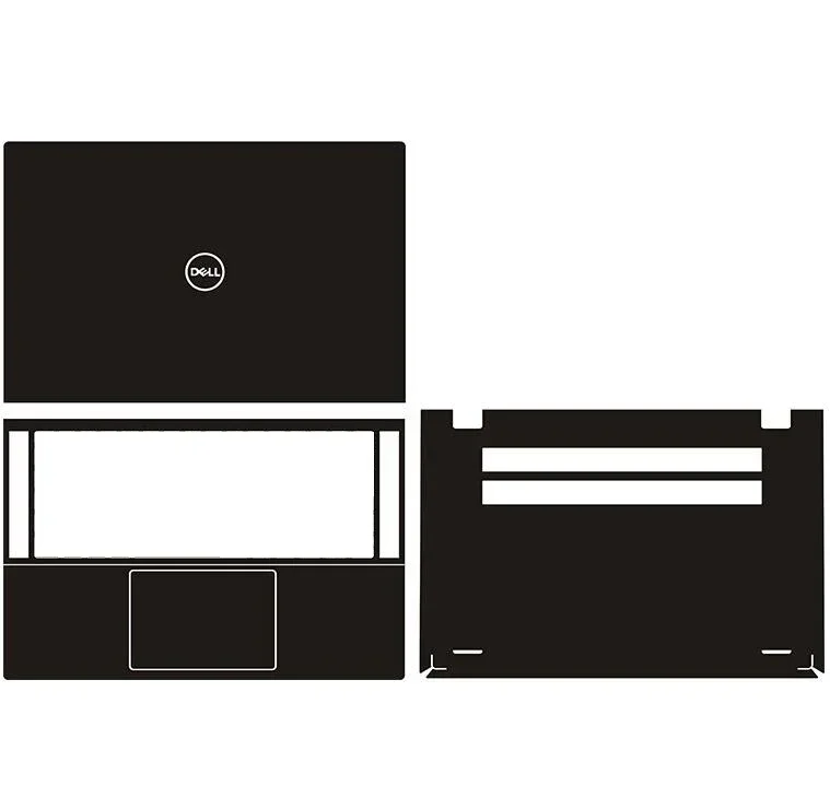 Precortado 1xTop + 1xPalmrest + 1x cubierta adhesiva de piel inferior para Dell XPS 13 9300 9310 Inspiron 7400 13 7373 5390 15 7570 7573 7590 7591 - imagen 3