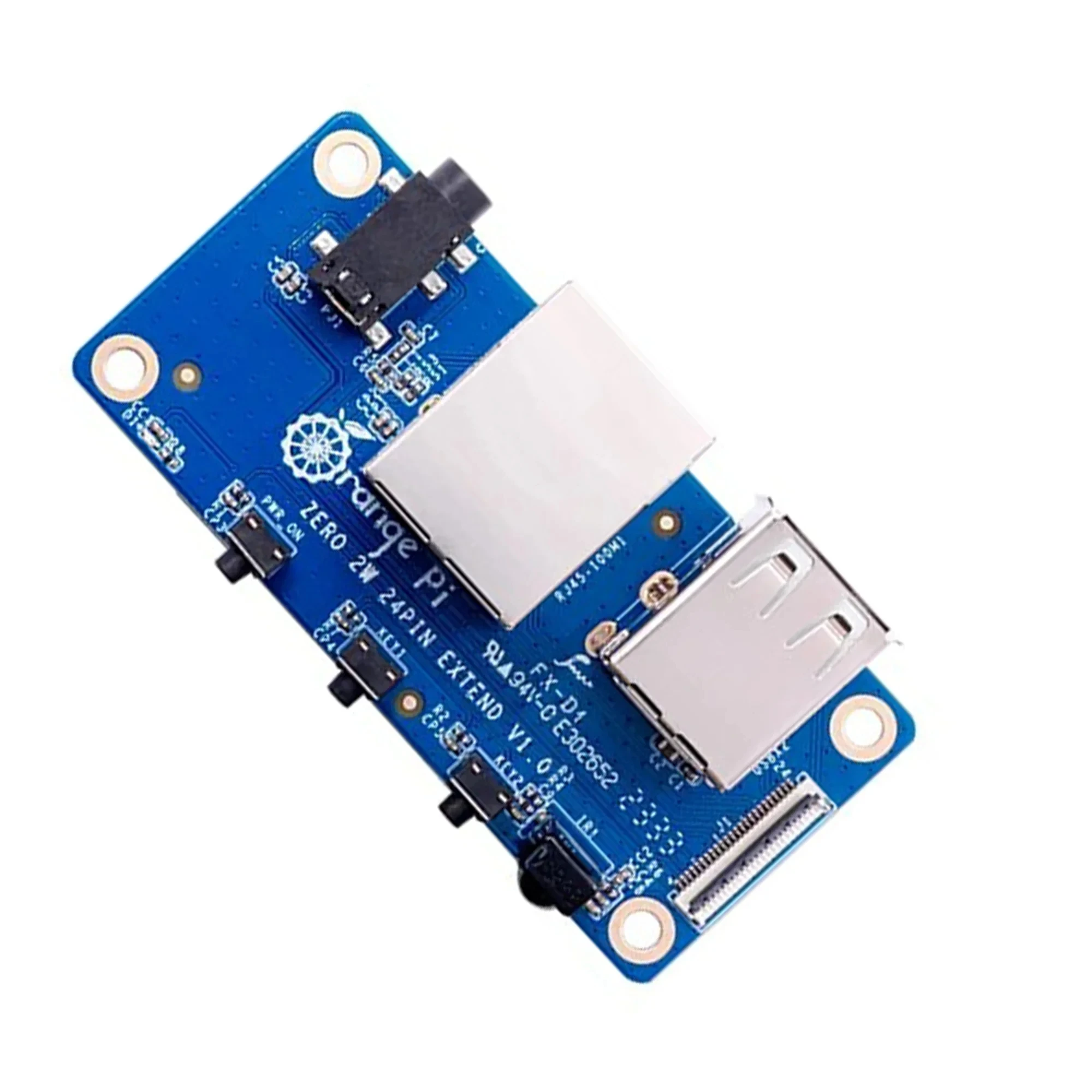 Placa de expansión Orange Pi para Mini PC Demon Board Orange Pi Zero de 2W con interfaz de red USB, botón de encendido de Audio infrarrojo - imagen 4