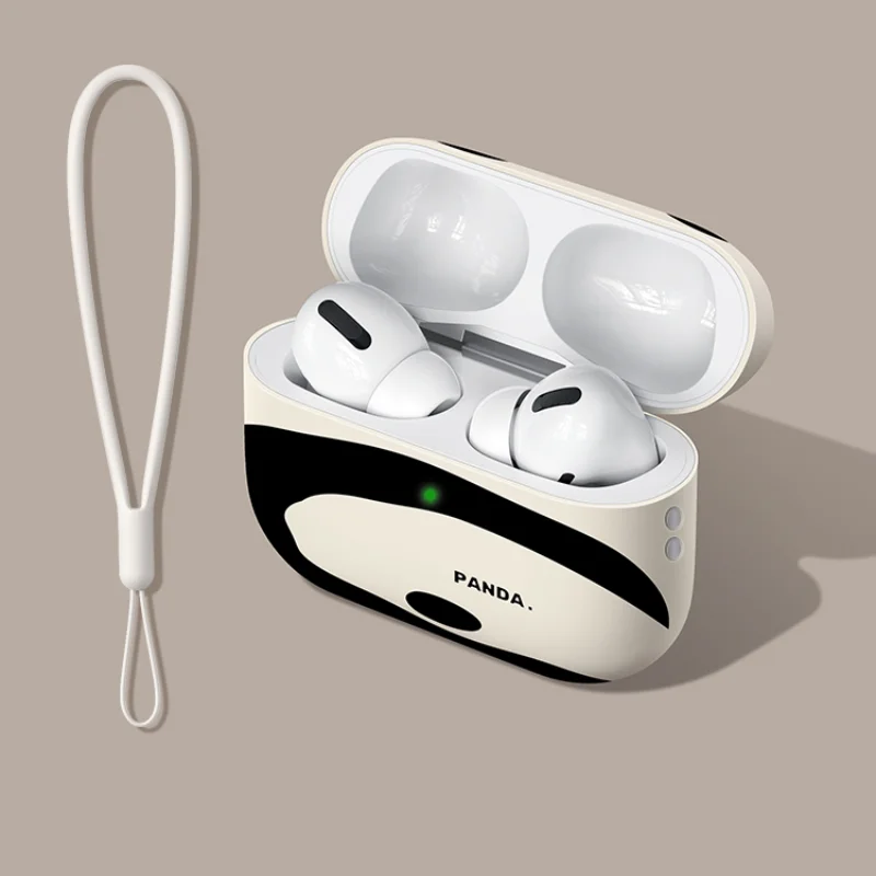 Funda bonita de Panda para Apple Airpods pro 2, funda Pro 1 2, auriculares inalámbricos de silicona con Bluetooth, carcasa para Airpods 3 ﻿ - imagen 2
