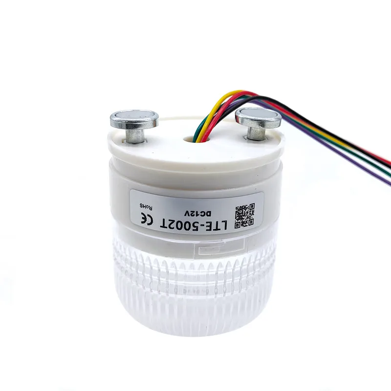 Piloto LED Aviso 3 Colores con Zumbador Multitensión - imagen 3
