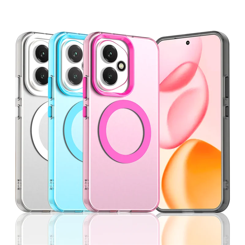 Para Honor 400 funda magnética de carga inalámbrica Fundas para Honor 400 Pro Shell Coque mate translúcido PC funda de teléfono Honor 400 Pro