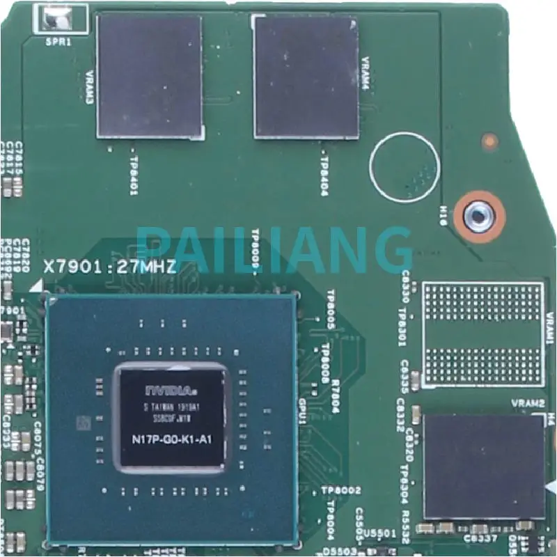SELEK-placa base N17P MB 18839 para ordenador portátil, placa base para DELL G3 15 3590, CN-0GJ58G, 0GJ58G, GJ58G, 0MFHW7, I5, I7-9th, GTX1050 - imagen 5