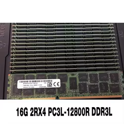 1 Uds RAM 16GB 1600 memoria de servidor MT36KSF2G72PZ-1G6E1HE 16G 2RX4 PC3L-12800R DDR3L