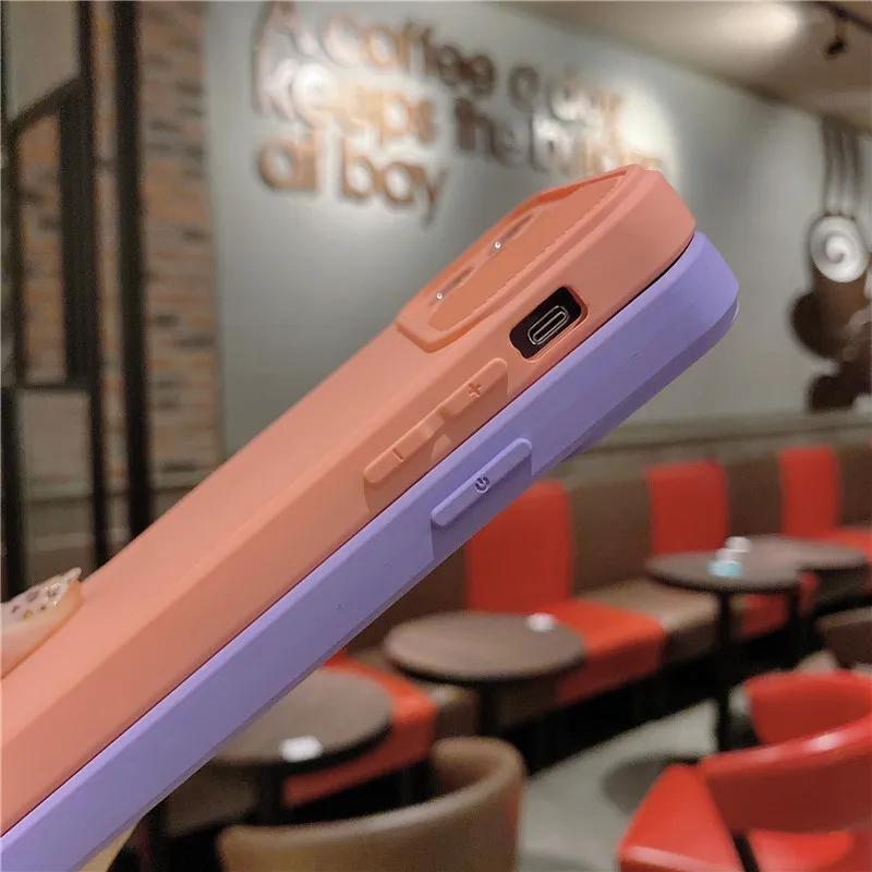 Para Xiaomi Redmi Note 12 Pro Plus funda protectora de lente de cámara funda de teléfono sólida para Redmi 12C Color caramelo funda suave de TPU - imagen 4