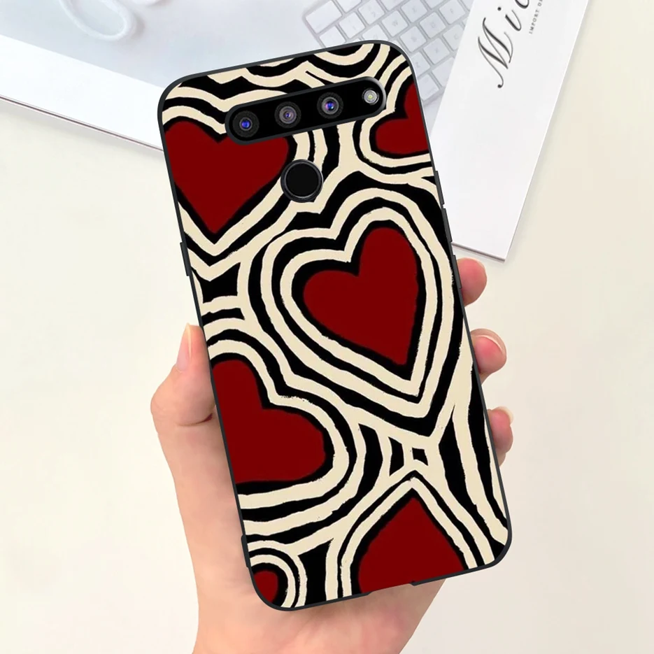 Para LG V50 ThinQ 5G funda LM-V500N cubierta pintada de caramelo de lujo para LG V50s ThinQ 5G LM-V510N funda de teléfono para LG V40 ThinQ bolsas suaves - imagen 4