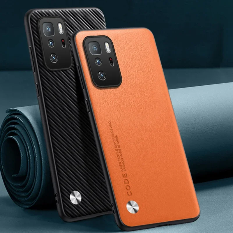 Funda de cuero PU de lujo para Xiaomi Poco X3 GT, cubierta mate de silicona, protección completa de cámara, funda de teléfono para PocoX3 GT X3GT 5G Coque - imagen 2