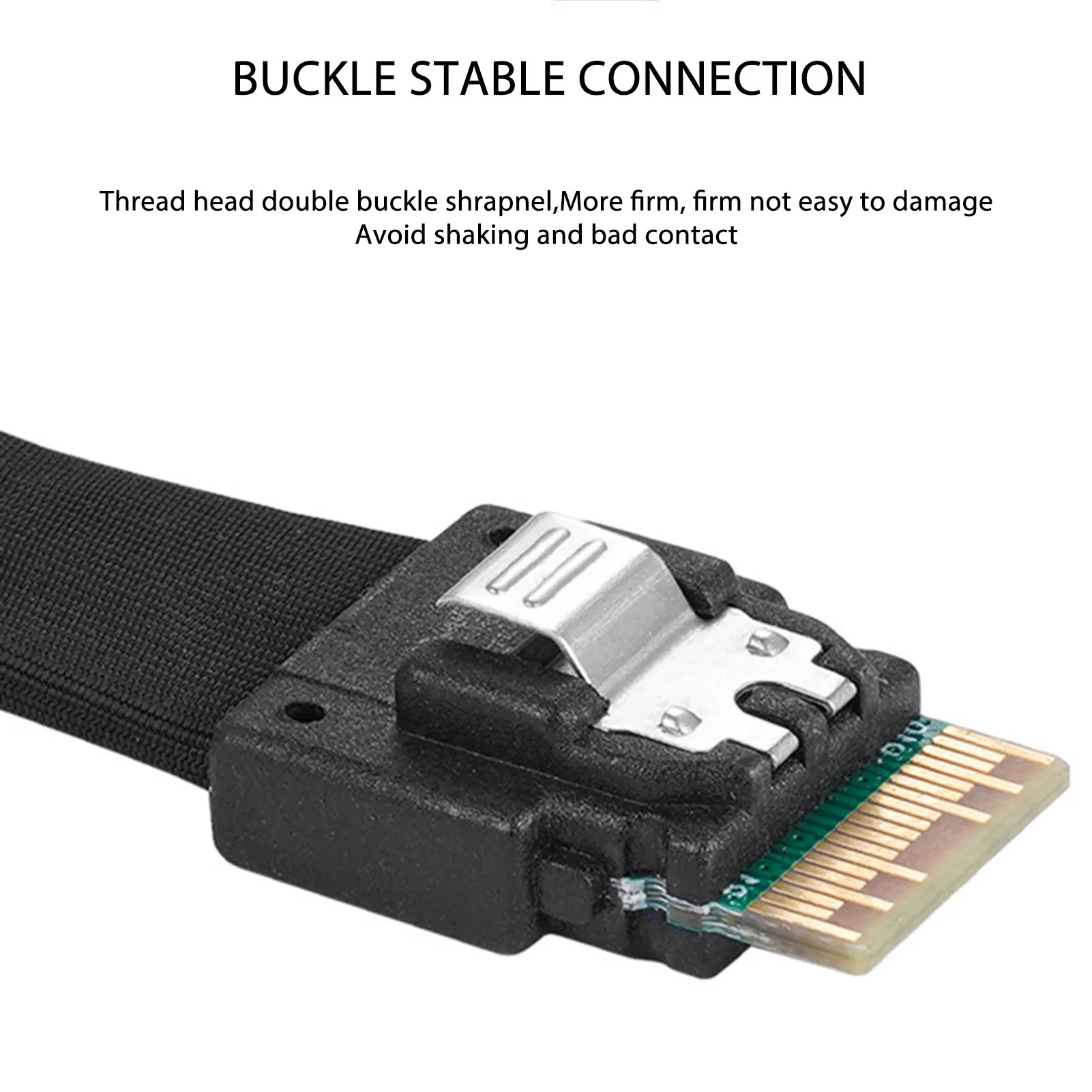 Mini Slimline-disco duro SAS SFF-8654 4i de 38 Pines, Accesorios para ordenador, Host a Target 4, SATA 3,0, 7 pines - imagen 5