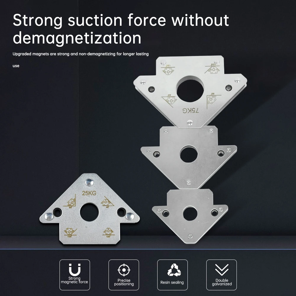 Posicionador de soldadura magnético, soporte de soldadura, posicionador auxiliar de sujeción de ferrita, herramientas auxiliares de 25KG/50KG/75KG - imagen 3