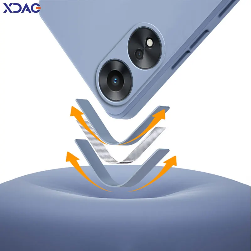 Funda cuadrada de silicona líquida para OPPO A58 A58x A78 A1x 5G, funda protectora para cámara Global 360 a prueba de golpes, carcasa OPPOA58 OPPOA78 - imagen 3