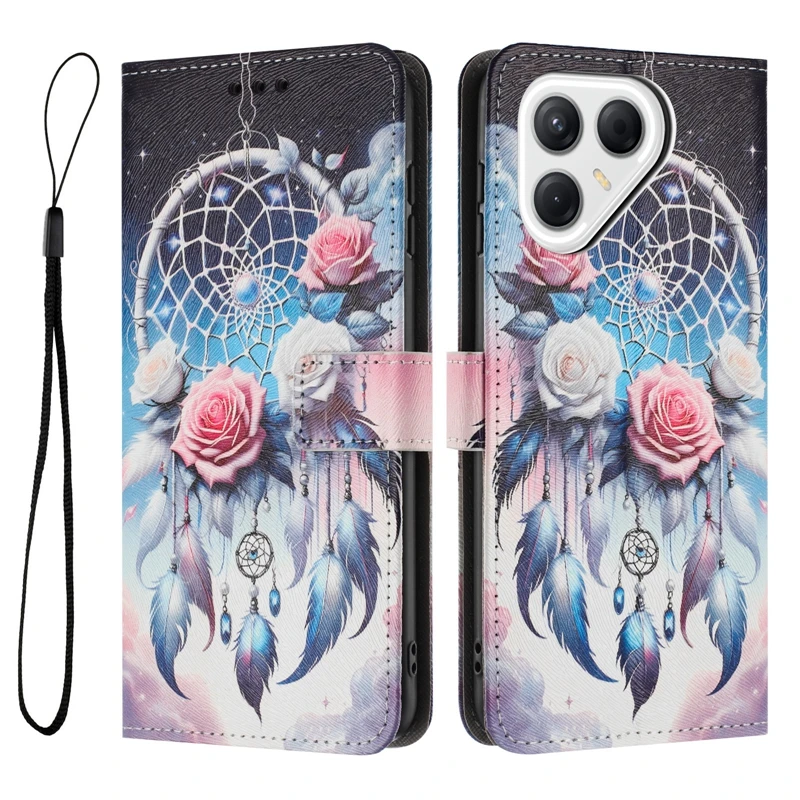Para Tecno Pova 7 Ultra Funda protectora tipo billetera Funda de teléfono para Tecno pova 7 ultra Pova7 Pro 7Ultra Funda con patrón pintado - imagen 4