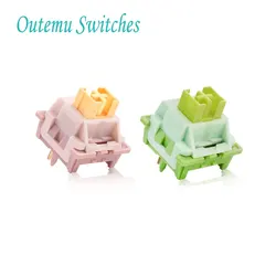 Outemu Peach/Lemon V2 – Interruptor Silencioso Lubricado