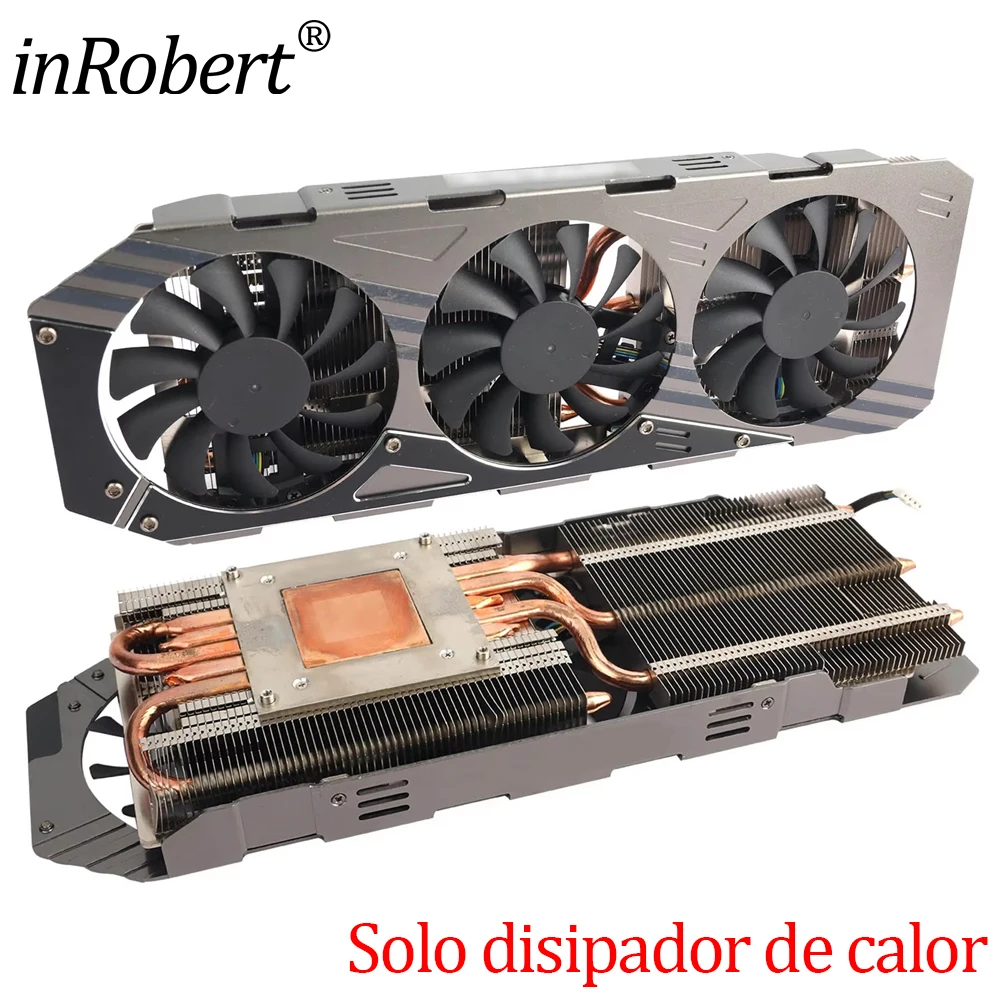 Reemplazo del disipador de calor de la tarjeta de vídeo GTX970 para ZOTAC GeForce GTX 970 4GB AMP disipador de calor de refrigeración de la tarjeta gráfica