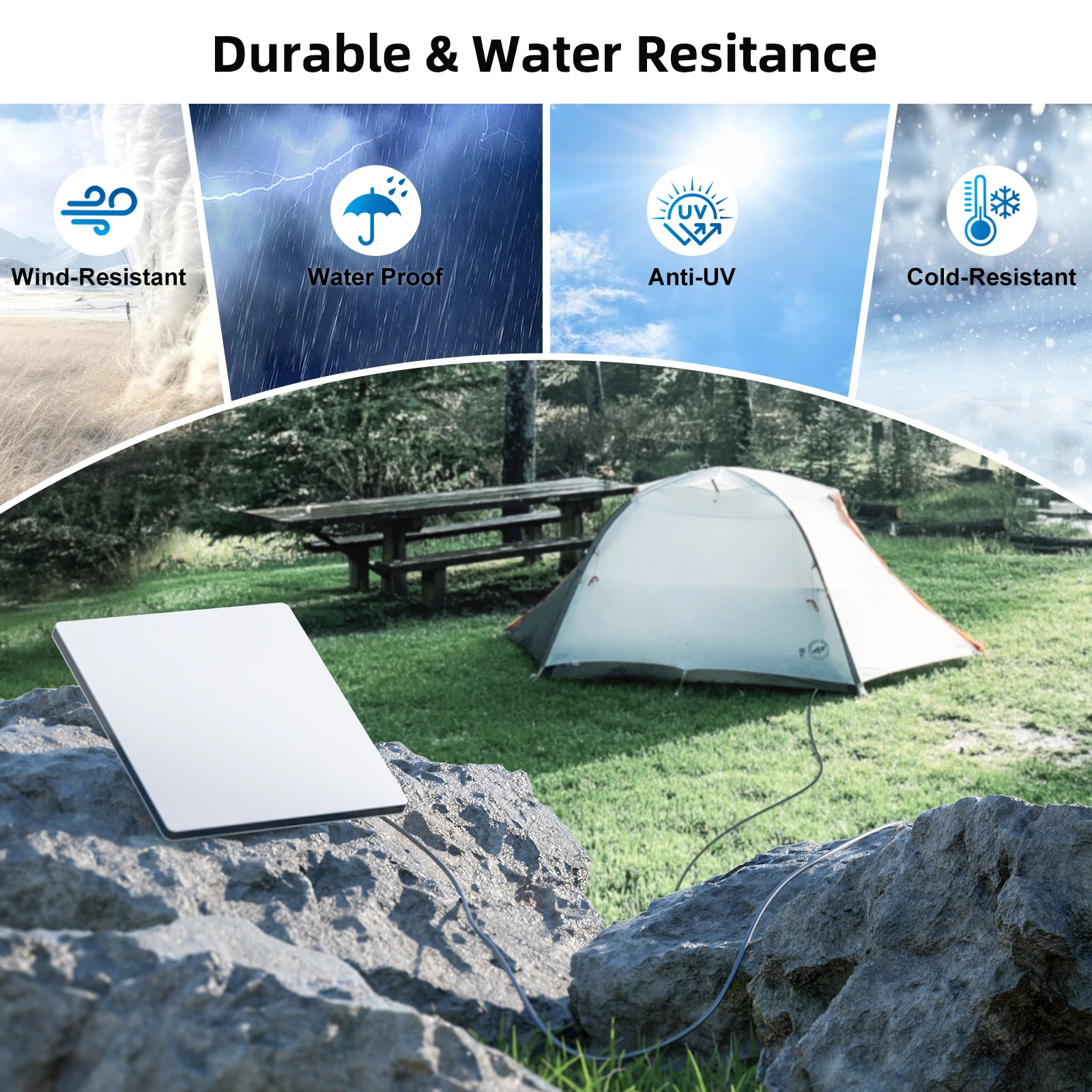 Para StarLink 2M 5M USB C a Cable de alimentación CC para Starlink Mini USB tipo C entrada a Cable de alimentación impermeable compatible con Starlink Gen3 Mini - imagen 5