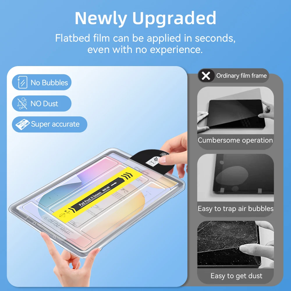 Para samsung A9 plus película de vidrio templado de 11 pulgadas para S7/S8/S9 11 pulgadas S9/S10 FE 2025 para S7/S8/S9/S10 Plus película templada de 12,4 pulgadas - imagen 3