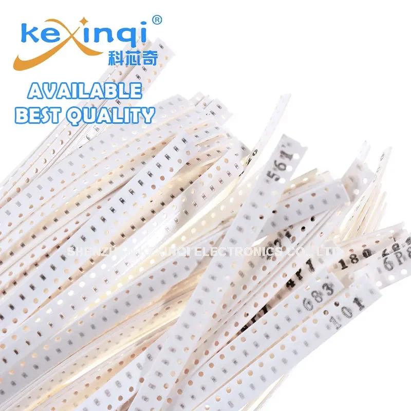 Kit surtido de condensadores SMD 0805, 50 valores * 50 Uds = 2500 Uds. Kit de muestras 1PF-10UF, paquete electrónico DIY, condensador cerámico - imagen 3