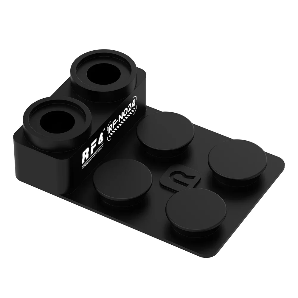 RF4 RF-NO24 pistola de aire caliente boquilla de codo almohadilla de almacenamiento cabeza de pistola de aire reparación de microscopio teléfono móvil boquilla de pistola de aire especial almohadilla de silicona - imagen 5