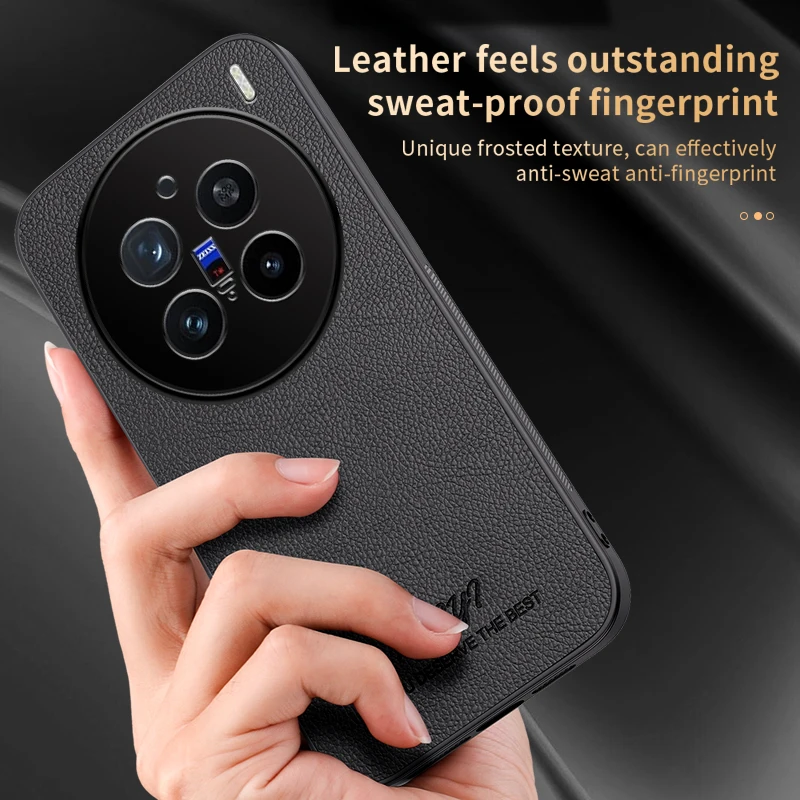 Funda magnética de marco suave de cuero de negocios de lujo para VIVO X200 Pro Mini VIVOX200 Pro VIVOX200Mini 5G fundas de teléfono Capa - imagen 3