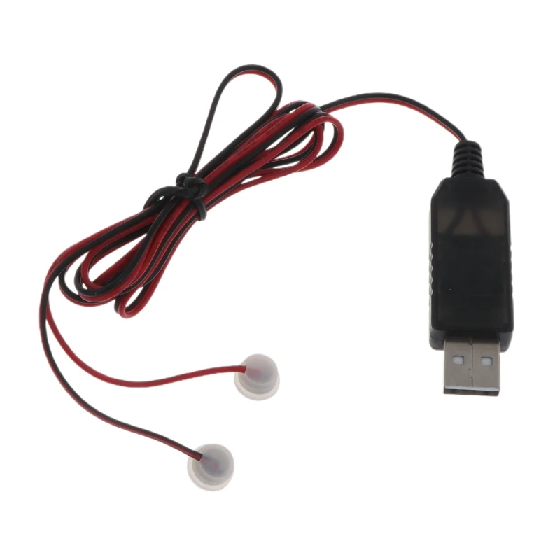 Cable cargador magnético USB tipo C para batería de 3,7 V 14500 16340 26650, Cable de línea de carga de batería de litio recargable inteligente de 1m - imagen 2