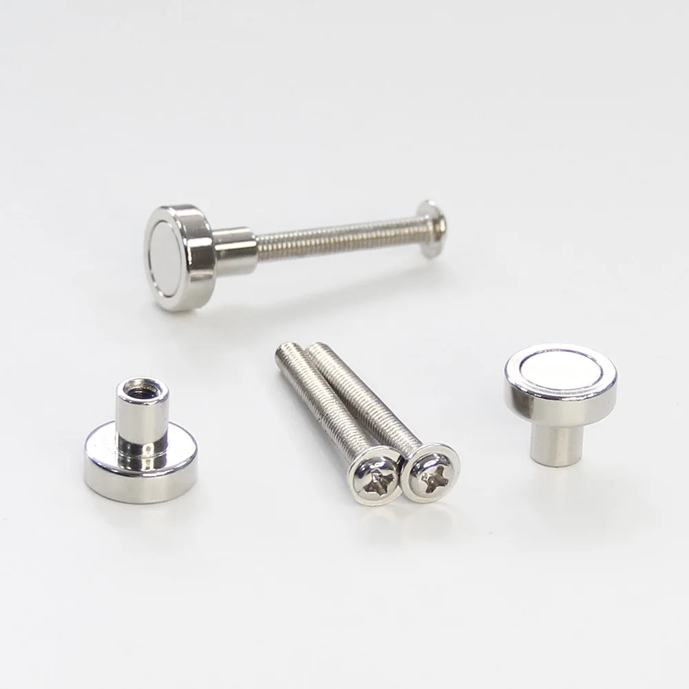 Tornillo magnético ventilador fijo tuerca magnética fijación chasis ventilador tornillo magnético DIY modificado refrigeración escritorio 25mm 38mm ventilador, 4 Uds actualización - imagen 3