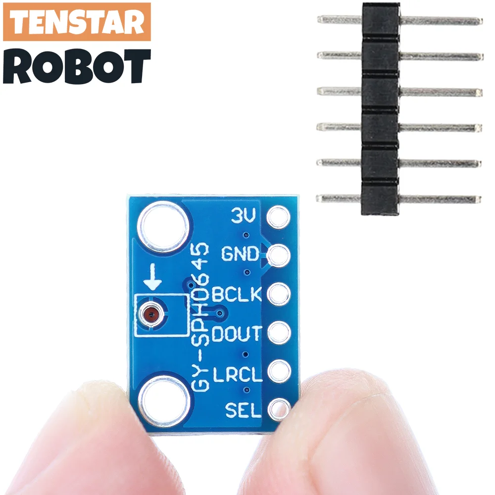 TENSTAR 2 uds SPH0645 MEMS I2S salida módulo de micrófono Digital SPH0645LM4H placa de ruptura de Sensor de micrófono 1,6-3,6 V - imagen 3