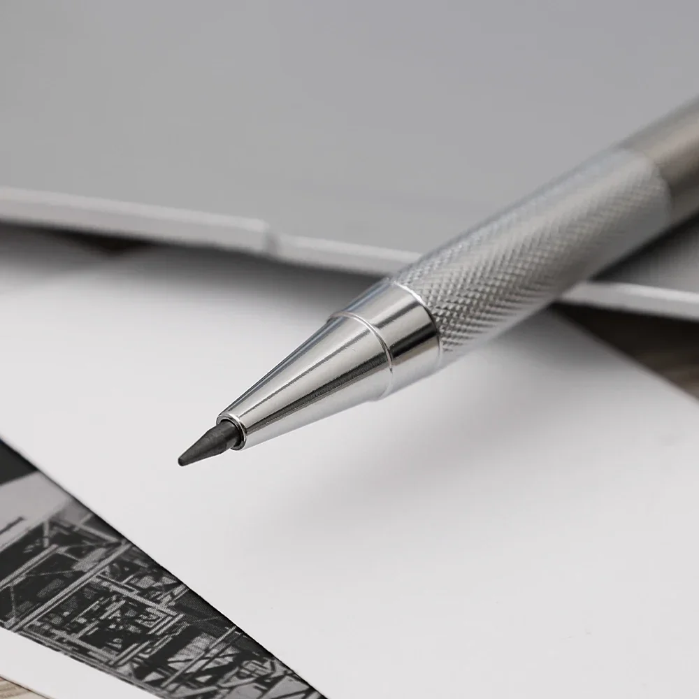 Recambio de lápiz mecánico para dibujo artístico, lápiz automático de Metal para oficina, escuela y papelería, 0,3, 0,5, 0,7, 0,9, 1,3 y 2,0mm - imagen 4