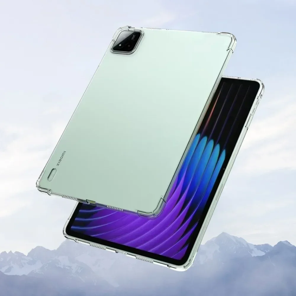 Airbags de TPU suave para Xiaomi Pad 7, funda transparente de silicona, funda trasera para tableta para Xiaomi Pad 7 Pro Mi Pad 7 Pro, funda de 11,2 pulgadas - imagen 3