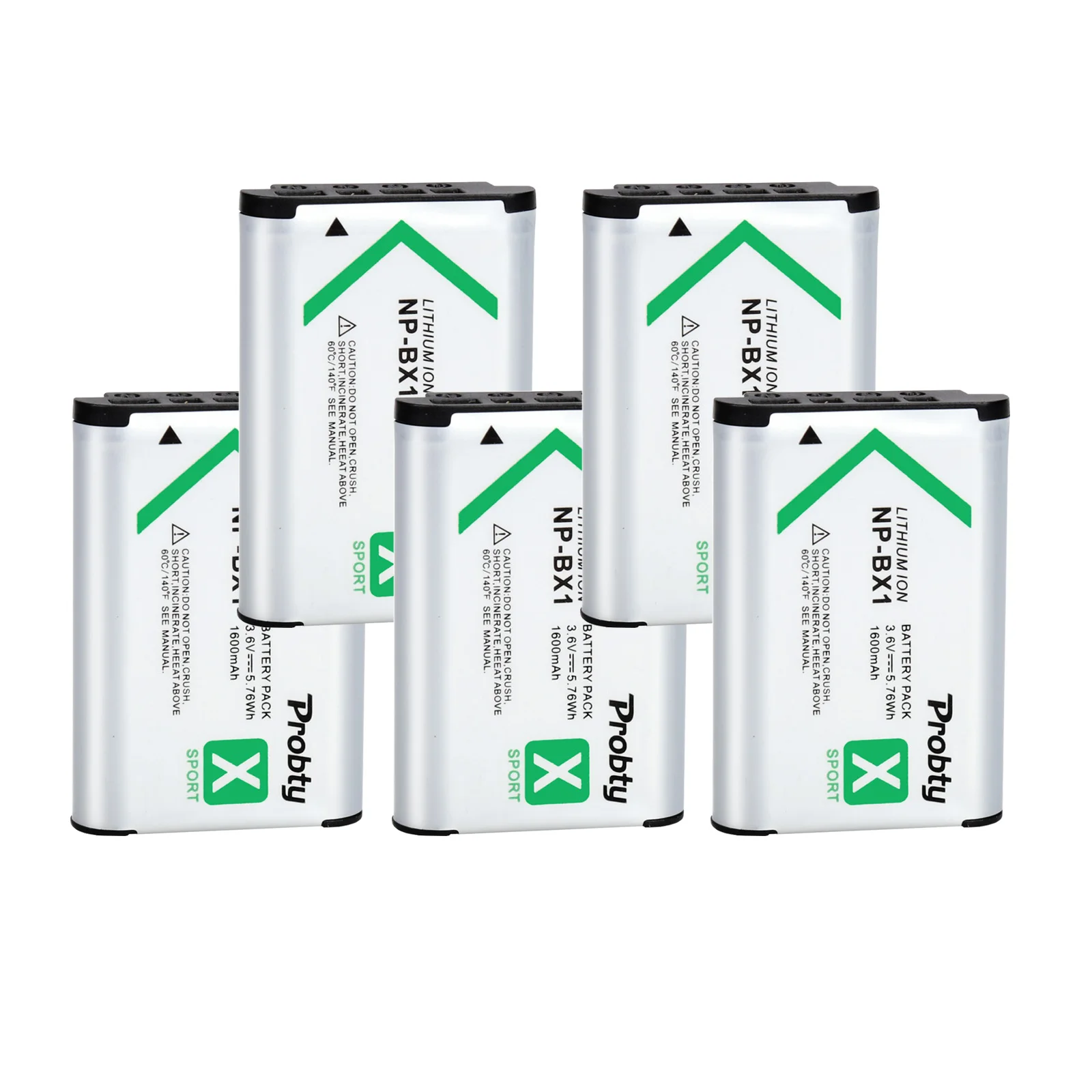 Batería NPBX1 NP-BX1 de 1600mAh con caja de cargador para Sony ZV-1 HX300 HX400 HX50 HX60 GWP88 AS15 WX350 DSC RX1 RX100 AS100V - imagen 2
