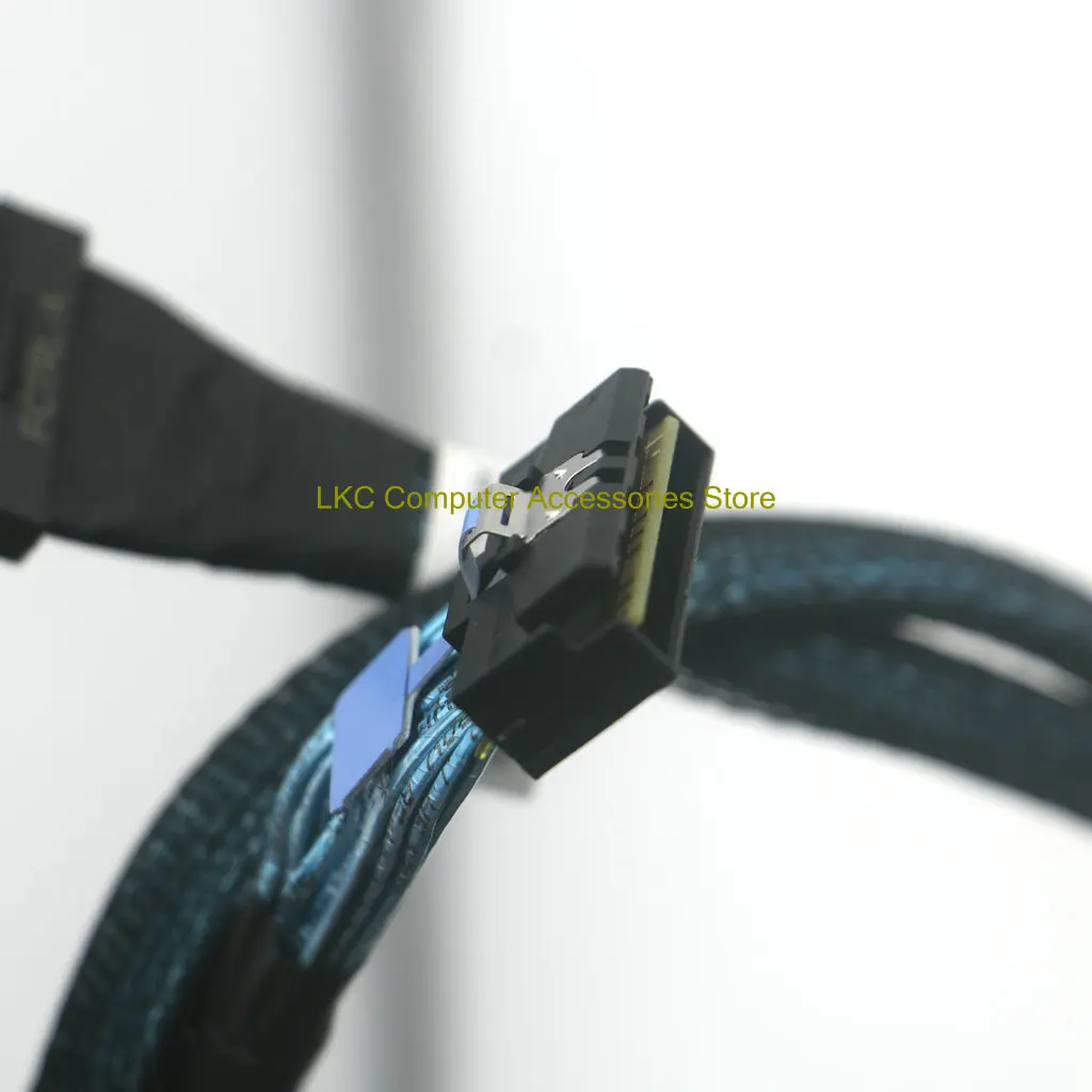 Nuevo para Dell PowerEdge R7525 R6525 R750 servidor disco duro plano posterior cable de conexión de datos YV32M 0YV32M CN-0YV32M Cable SAS - imagen 4