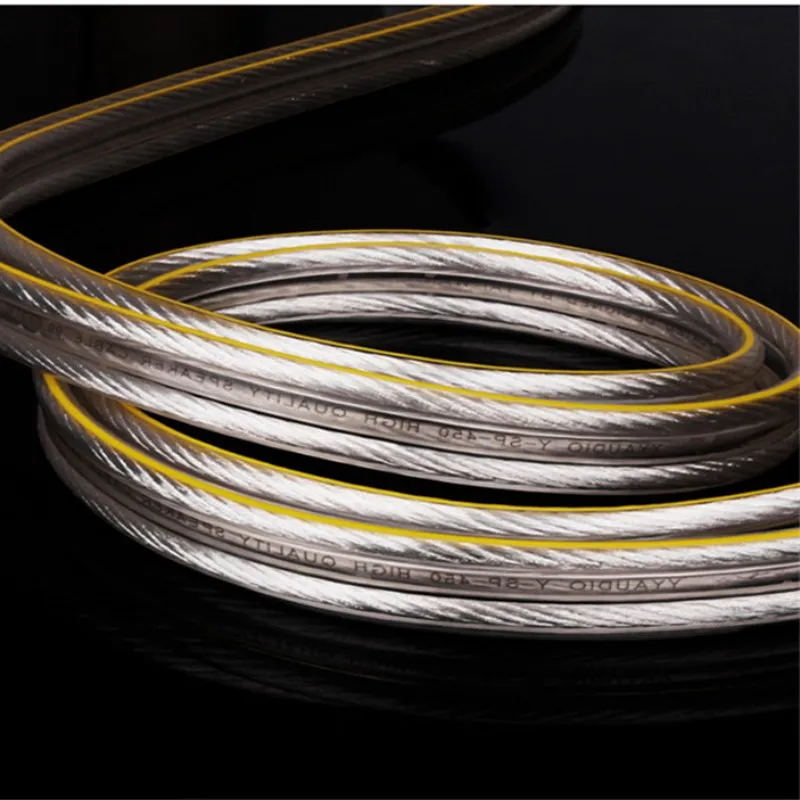 Fever-Cable de altavoz de 700 núcleos, Cable de Audio 6N OFC Kable, chapado en plata, doble paralelo, ingeniero profesional para cine en casa - imagen 2